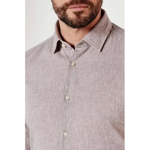 Joop! Koszula Pit-W | Slim Fit | z dodatkiem lnu Joop! 40 wyprzedaż Gomez Fashion Store