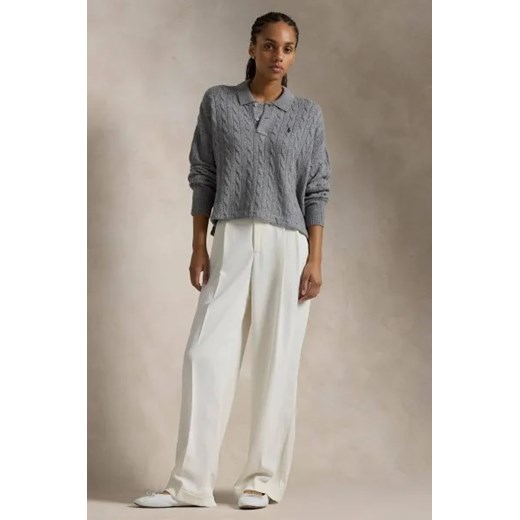 POLO RALPH LAUREN Wełniany sweter | Cropped Fit | z dodatkiem kaszmiru Polo Ralph Lauren XS promocja Gomez Fashion Store