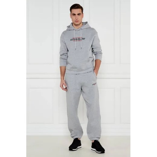 Guess Jeans Spodnie dresowe AMERICAN | Regular Fit S Gomez Fashion Store okazja