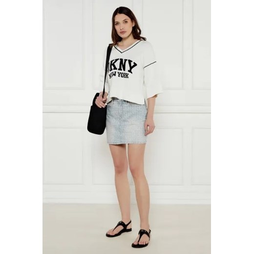 DKNY Jeansowa spódnica | high rise 27 Gomez Fashion Store okazyjna cena