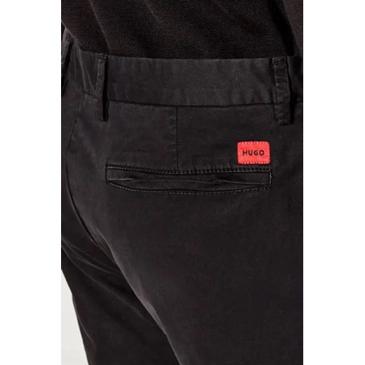 Spodnie męskie Hugo Boss z elastanu 