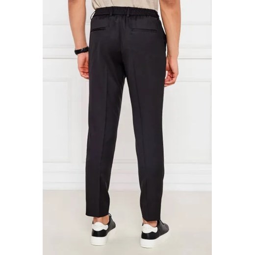 BOSS BLACK Wełniane spodnie H-Genius-DS-B1 | Slim Fit 52 Gomez Fashion Store
