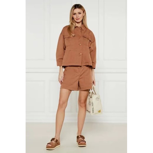 Weekend MaxMara Szorty CIRINO | Relaxed fit | z dodatkiem lnu Weekend Maxmara 42 okazyjna cena Gomez Fashion Store