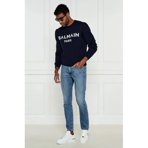 Balmain Wełniany sweter | Regular Fit M okazja Gomez Fashion Store