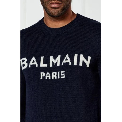 Balmain Wełniany sweter | Regular Fit M wyprzedaż Gomez Fashion Store