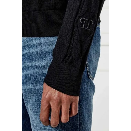 Philipp Plein Wełniany sweter | Regular Fit XXL wyprzedaż Gomez Fashion Store