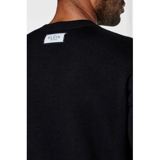 Philipp Plein Wełniany sweter | Regular Fit XXL Gomez Fashion Store okazja