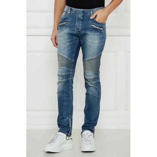 Balmain Jeansy BIKER | Slim Fit 33 wyprzedaż Gomez Fashion Store