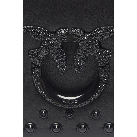 Pinko Skórzana listonoszka LOVE CLICK MINI Pinko One Size wyprzedaż Gomez Fashion Store