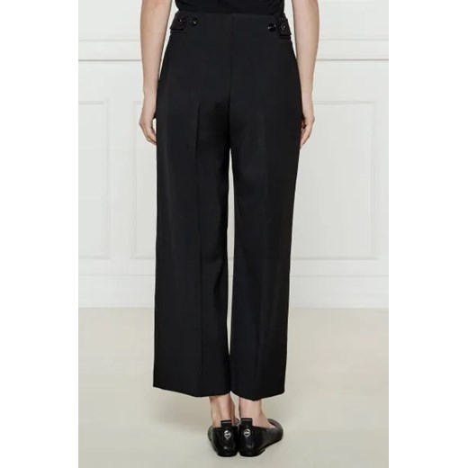 BOSS BLACK Wełniane spodnie Tamania | Regular Fit | high waist 42 wyprzedaż Gomez Fashion Store
