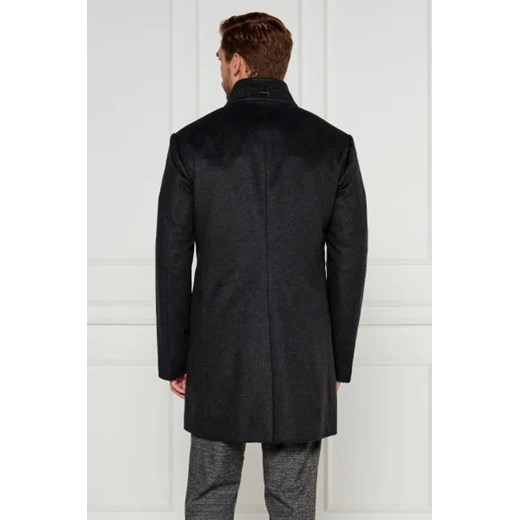Joop! Wełniany płaszcz 17 JC-21Maron | z dodatkiem kaszmiru Joop! 48 Gomez Fashion Store wyprzedaż