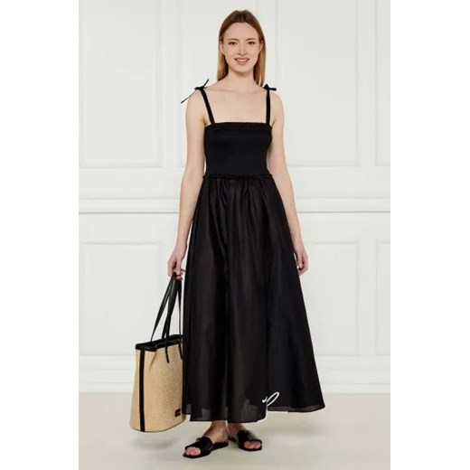 Sukienka Karl Lagerfeld bawełniana na wiosnę 