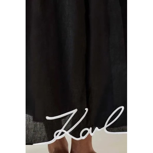 Sukienka Karl Lagerfeld bawełniana 