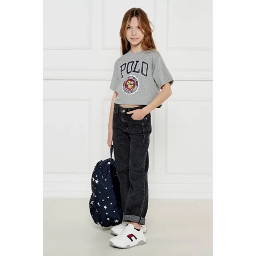 POLO RALPH LAUREN T-shirt | Cropped Fit Polo Ralph Lauren 134/40 okazyjna cena Gomez Fashion Store