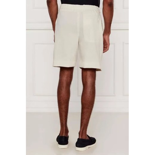 BOSS BLACK Lniane szorty P-Peter-RDS-S-WG-252 | Relaxed fit 46 Gomez Fashion Store okazja