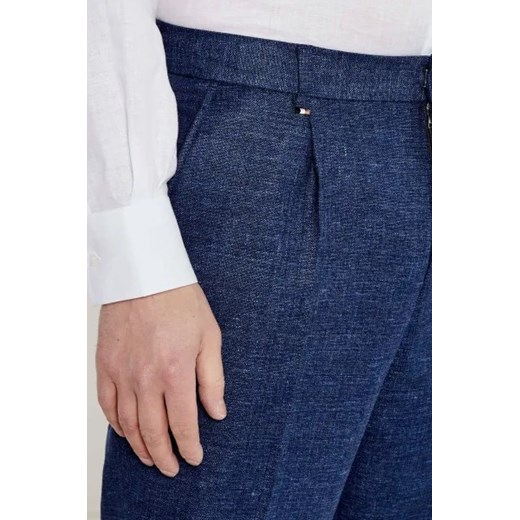 BOSS BLACK Spodnie C-Perin-PL-251 | Relaxed fit | z dodatkiem lnu 54 okazja Gomez Fashion Store