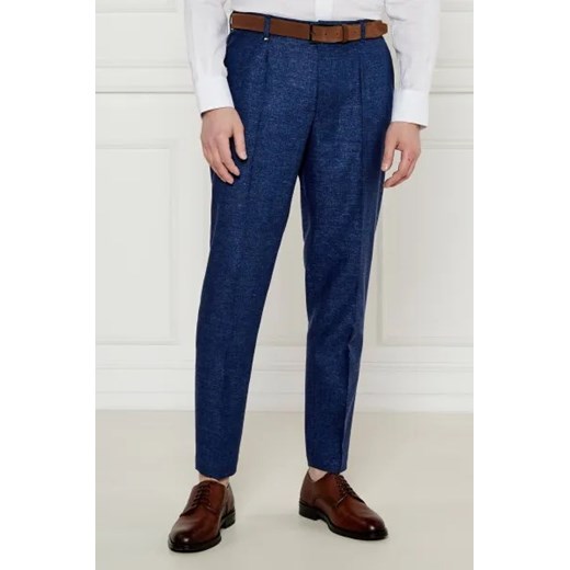 BOSS BLACK Spodnie C-Perin-PL-251 | Relaxed fit | z dodatkiem lnu 56 okazyjna cena Gomez Fashion Store