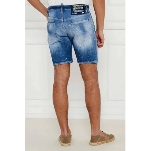 Dsquared2 Jeansowe szorty Marine | Slim Fit Dsquared2 52 wyprzedaż Gomez Fashion Store