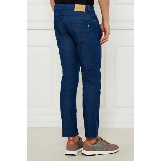 Jeansy męskie BOSS HUGO z bawełny 