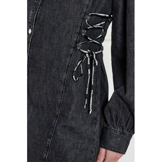 Sukienka Karl Lagerfeld bawełniana 