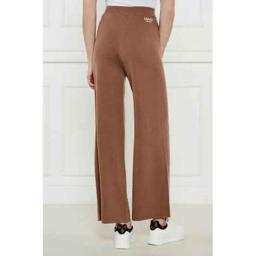 Liu Jo Sport Wełniane spodnie dzianinowe | z dodatkiem kaszmiru L wyprzedaż Gomez Fashion Store