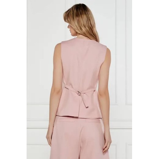 BOSS ORANGE Kamizelka C_Javesta | Regular Fit | z dodatkiem lnu 38 wyprzedaż Gomez Fashion Store