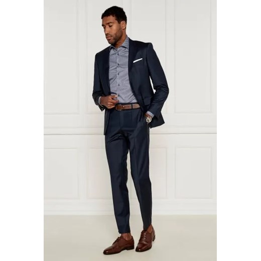 BOSS BLACK Wełniany garnitur Huge | Slim Fit 58 okazyjna cena Gomez Fashion Store