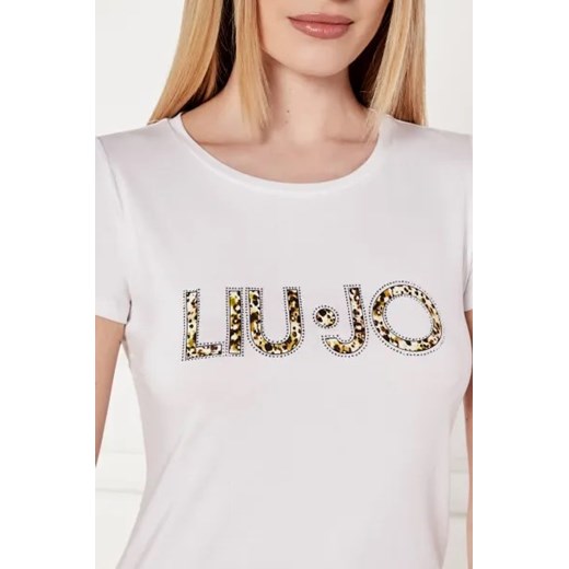 Liu Jo Beachwear T-shirt | Regular Fit XS okazja Gomez Fashion Store