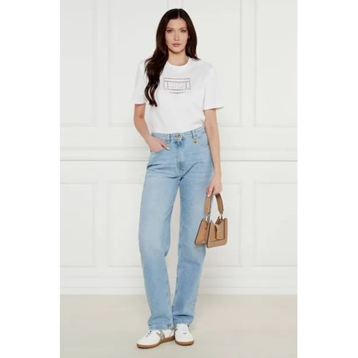 Elisabetta Franchi T-shirt | Regular Fit Elisabetta Franchi 34 okazja Gomez Fashion Store