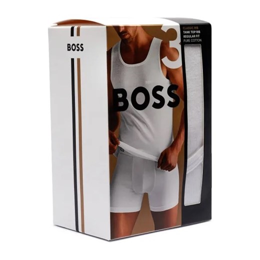 Boss Bodywear Tank top 3-pack RibClassic | Regular Fit S okazyjna cena Gomez Fashion Store