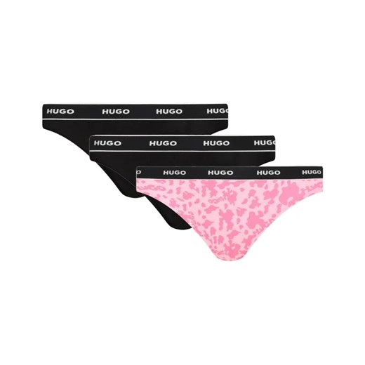 Hugo Bodywear Stringi 3-pack DESIGN ze sklepu Gomez Fashion Store w kategorii Majtki damskie - zdjęcie 184503059