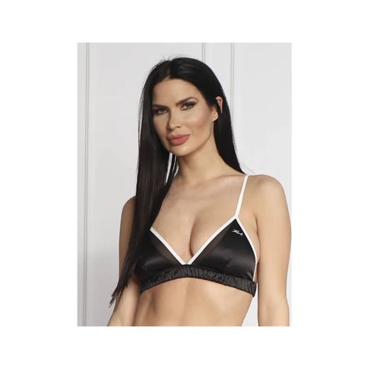 Karl Lagerfeld Satynowy biustonosz bi-colour satin triangle ze sklepu Gomez Fashion Store w kategorii Biustonosze - zdjęcie 184503189