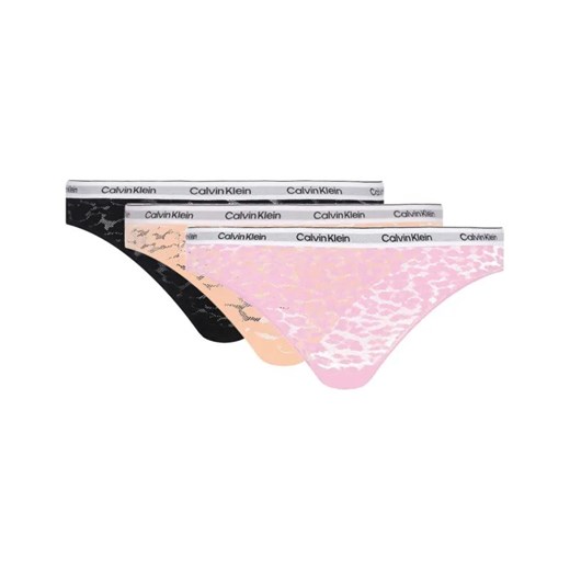 Calvin Klein Underwear Koronkowe figi brazylijskie 3-pack ze sklepu Gomez Fashion Store w kategorii Majtki damskie - zdjęcie 184503239