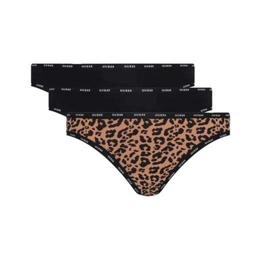Guess Underwear  Stringi 3-pack PRINTED BASIC ze sklepu Gomez Fashion Store w kategorii Majtki damskie - zdjęcie 184503346