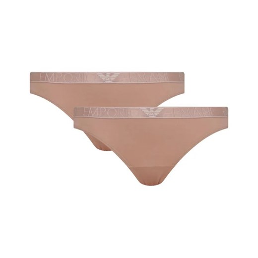 Emporio Armani Stringi 2-pack ze sklepu Gomez Fashion Store w kategorii Majtki damskie - zdjęcie 184503588