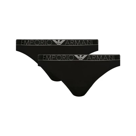 Emporio Armani Stringi 2-pack ze sklepu Gomez Fashion Store w kategorii Majtki damskie - zdjęcie 184503616