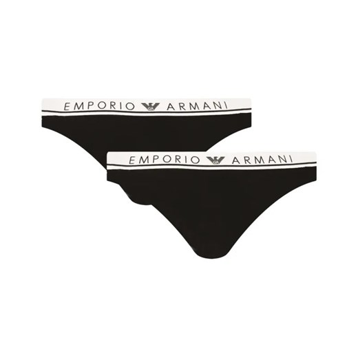 Emporio Armani Stringi 2-pack ze sklepu Gomez Fashion Store w kategorii Majtki damskie - zdjęcie 184503708