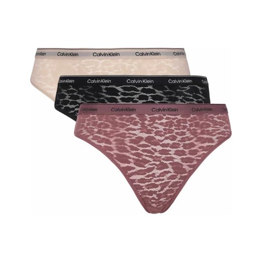 Calvin Klein Underwear Koronkowe figi brazylijskie 3-pack ze sklepu Gomez Fashion Store w kategorii Majtki damskie - zdjęcie 184503739