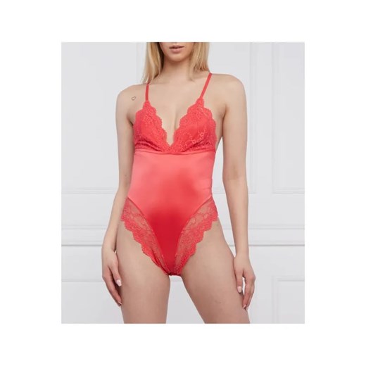 Guess Underwear  Satynowe body ANOUK | Slim Fit ze sklepu Gomez Fashion Store w kategorii Body damskie - zdjęcie 184503869
