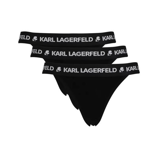 Karl Lagerfeld Figi brazylijskie 3-pack ze sklepu Gomez Fashion Store w kategorii Majtki damskie - zdjęcie 184503898