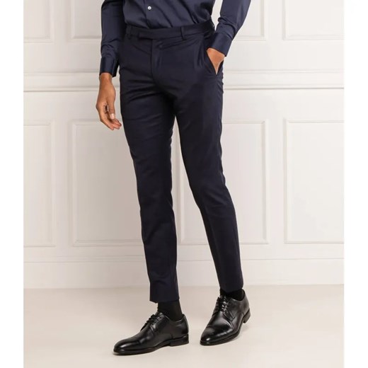 Joop! Wełniane spodnie Gun | Extra slim fit ze sklepu Gomez Fashion Store w kategorii Spodnie męskie - zdjęcie 184504087
