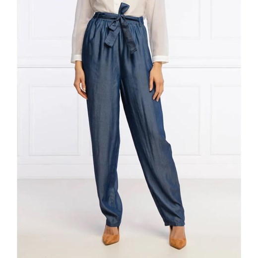 Emporio Armani Spodnie | Palazzo ze sklepu Gomez Fashion Store w kategorii Spodnie damskie - zdjęcie 184504195