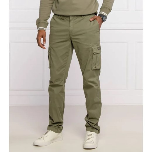 Aeronautica Militare Spodnie cargo | Regular Fit ze sklepu Gomez Fashion Store w kategorii Spodnie męskie - zdjęcie 184504456