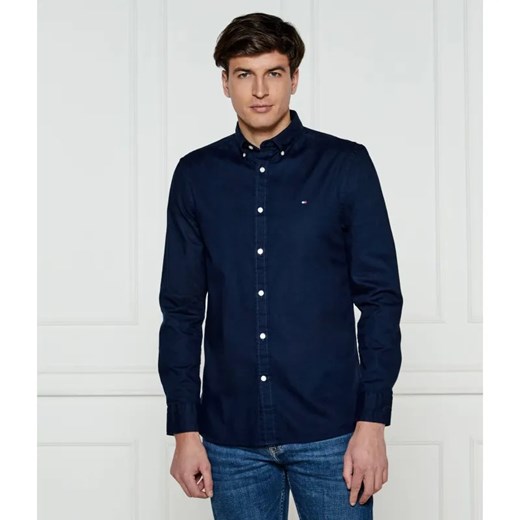 Tommy Hilfiger Koszula FLEX DOBBY | Slim Fit ze sklepu Gomez Fashion Store w kategorii Koszule męskie - zdjęcie 184504515