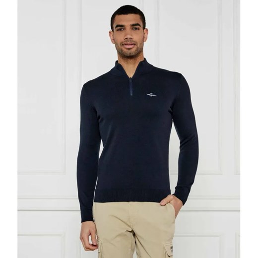 Aeronautica Militare Sweter | Regular Fit ze sklepu Gomez Fashion Store w kategorii Swetry męskie - zdjęcie 184504628