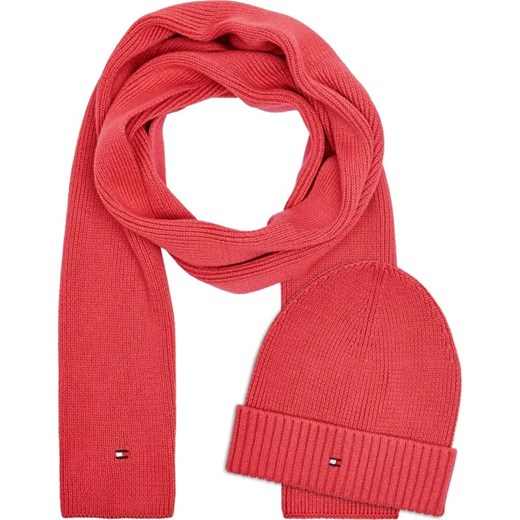 Tommy Hilfiger Szal + czapka Tommy Hilfiger S/M promocja Gomez Fashion Store