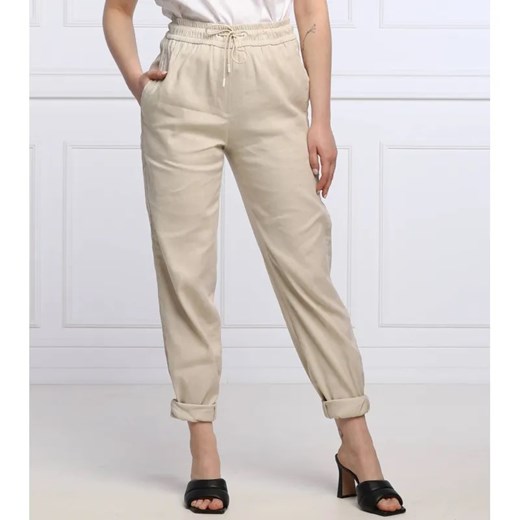 Marc Cain Lniane spodnie | Loose fit ze sklepu Gomez Fashion Store w kategorii Spodnie damskie - zdjęcie 184504637