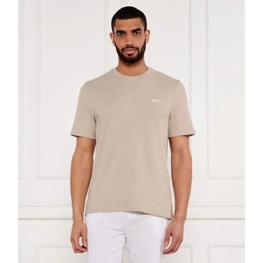 BOSS BLACK T-shirt Waffle | Regular Fit ze sklepu Gomez Fashion Store w kategorii T-shirty męskie - zdjęcie 184504656