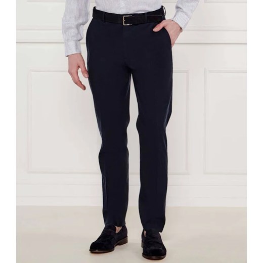 Calvin Klein Spodnie | Tapered fit | z dodatkiem lnu ze sklepu Gomez Fashion Store w kategorii Spodnie męskie - zdjęcie 184504758