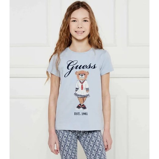 Guess T-shirt | Regular Fit ze sklepu Gomez Fashion Store w kategorii Bluzki dziewczęce - zdjęcie 184504759